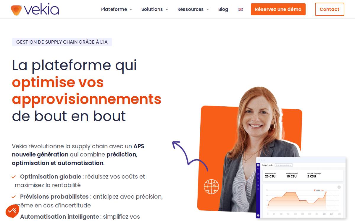 Vekia website preview
