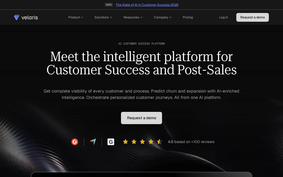 Velaris website preview