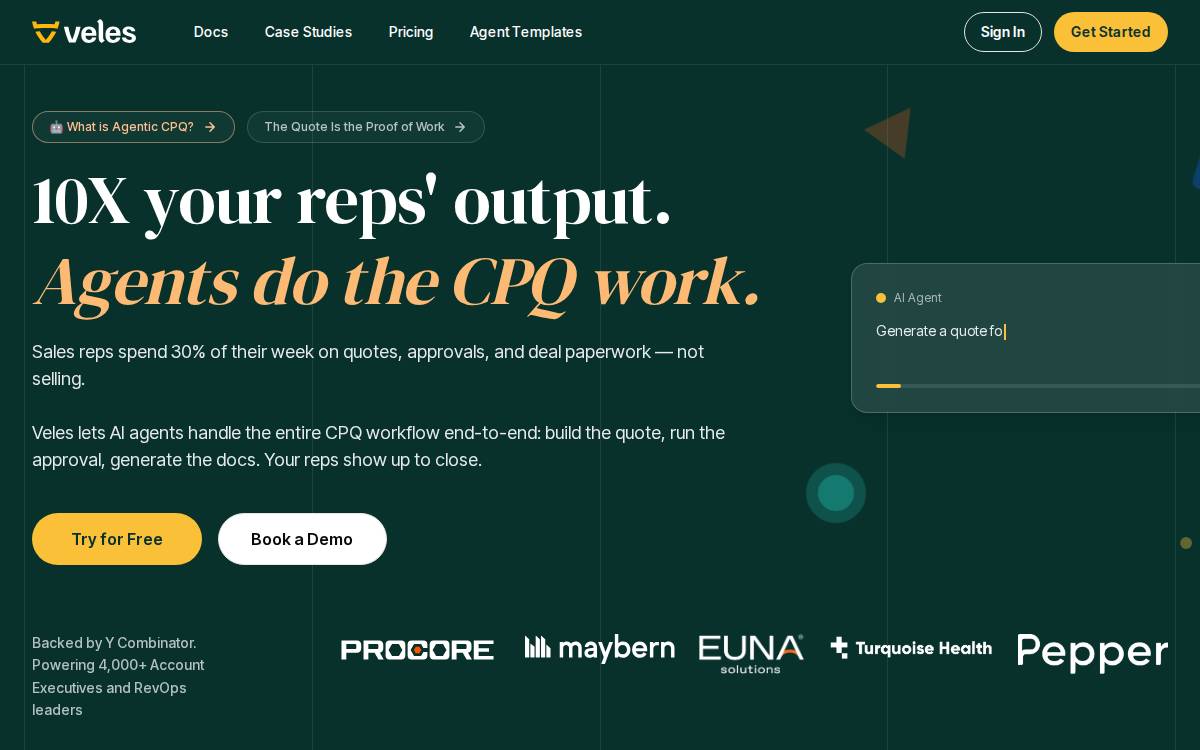 Veles website preview