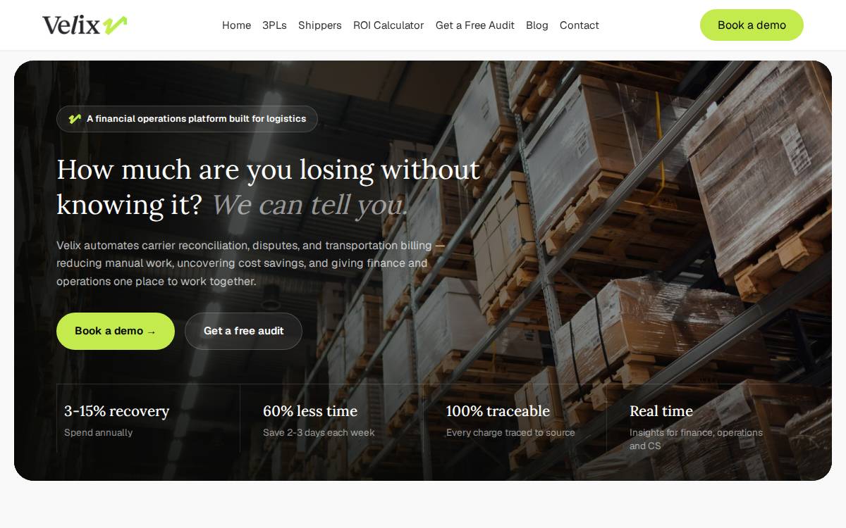Velix website preview