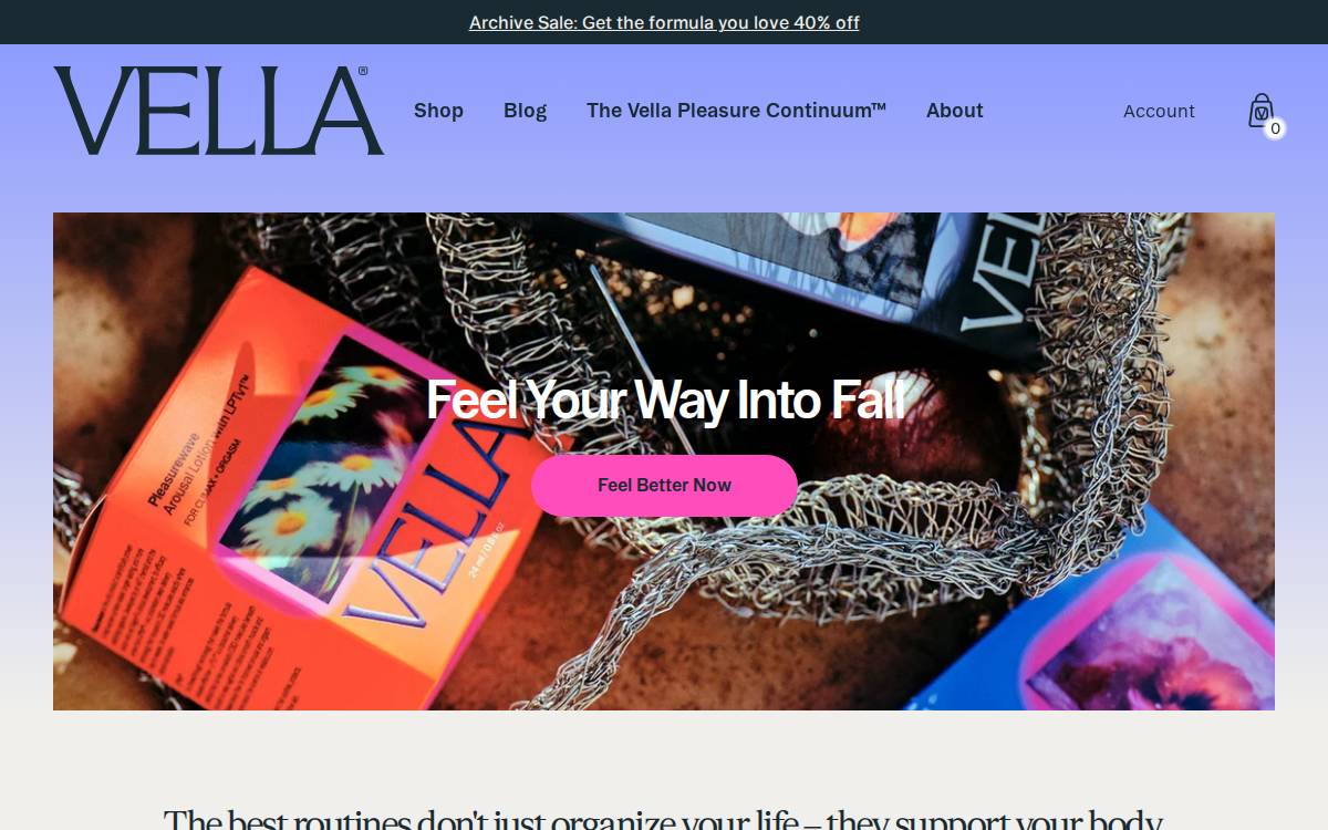 Vellabio website preview