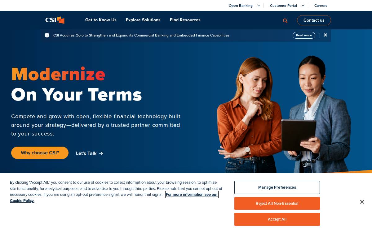 Velocity Solutions website preview
