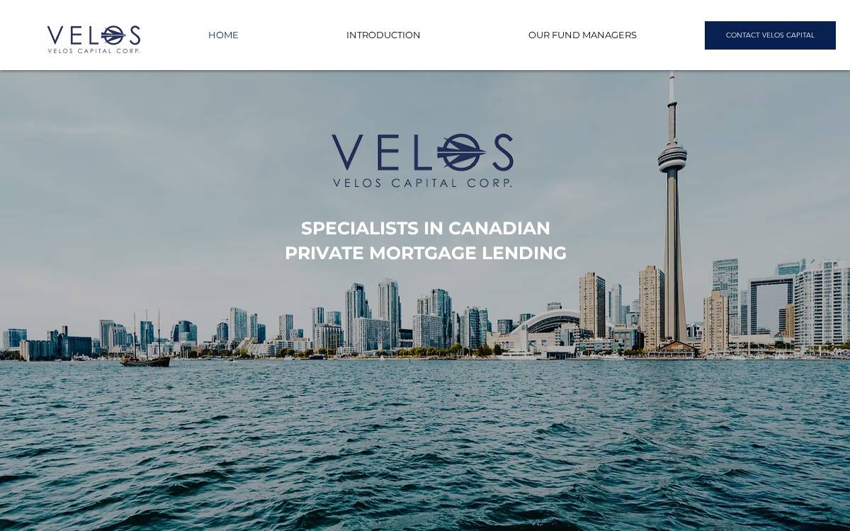 Velos Capital Corp. website preview