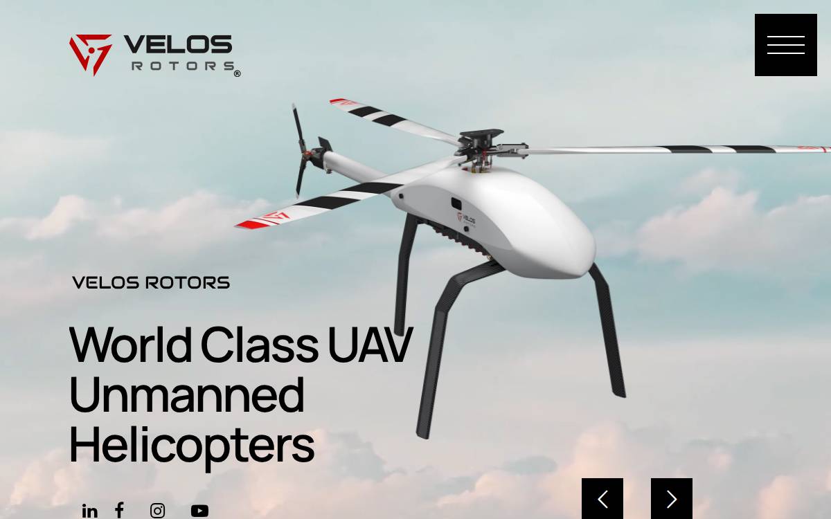 Velos Rotors website preview