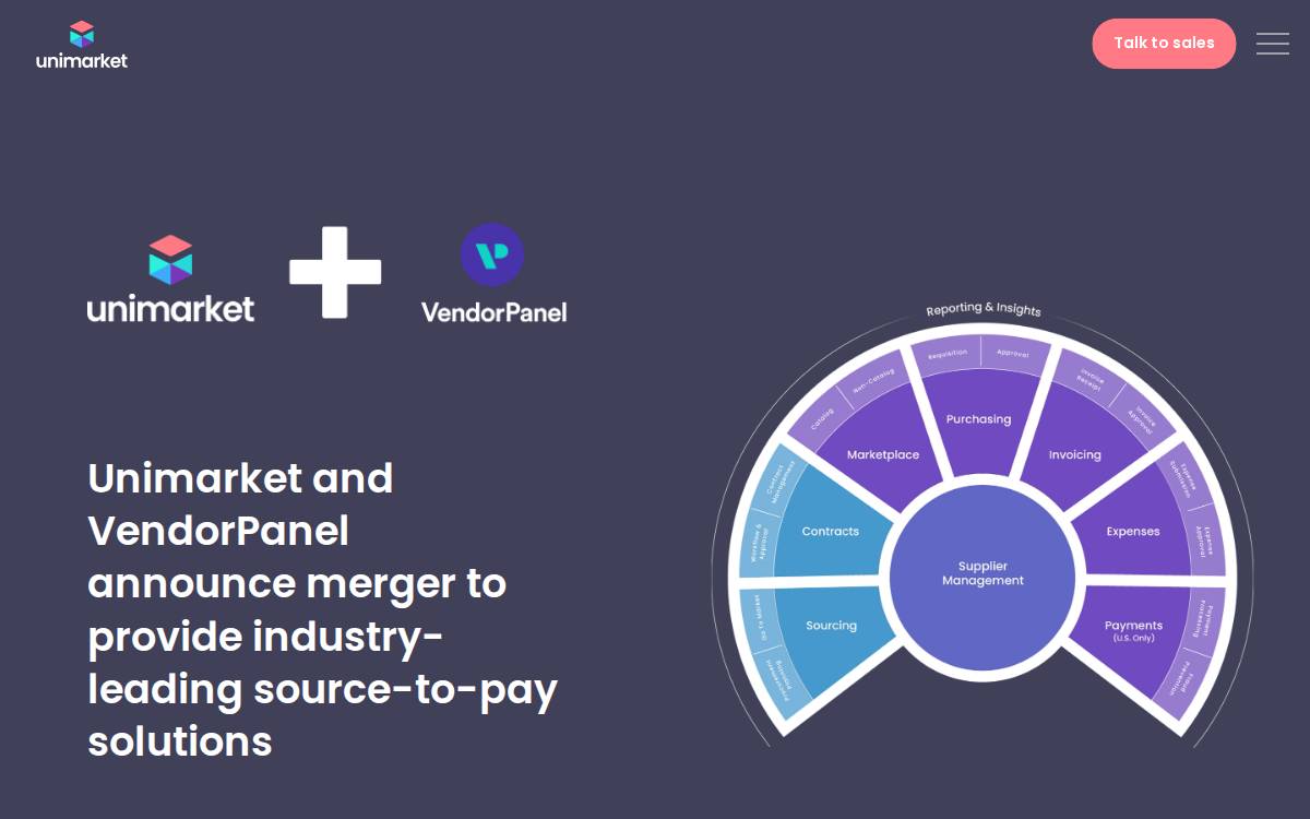 Vendorpanel website preview