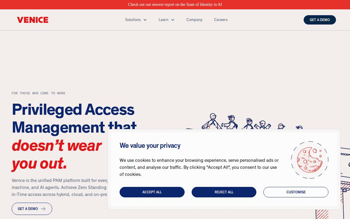 Venice website preview