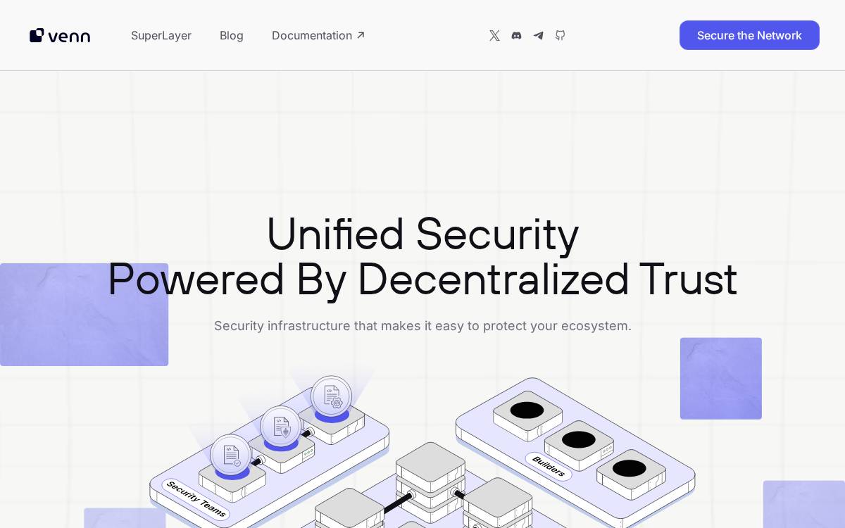 Venn website preview