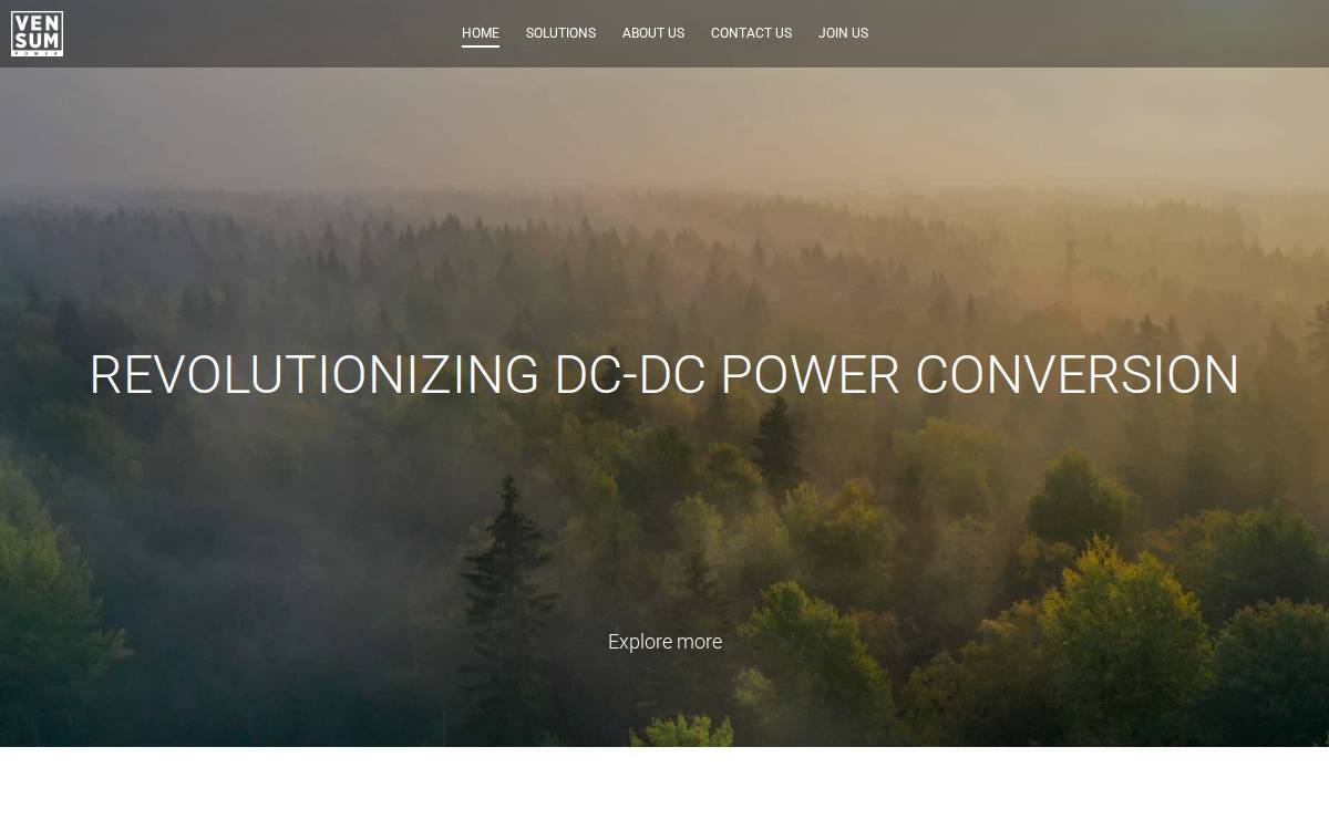 Vensum website preview