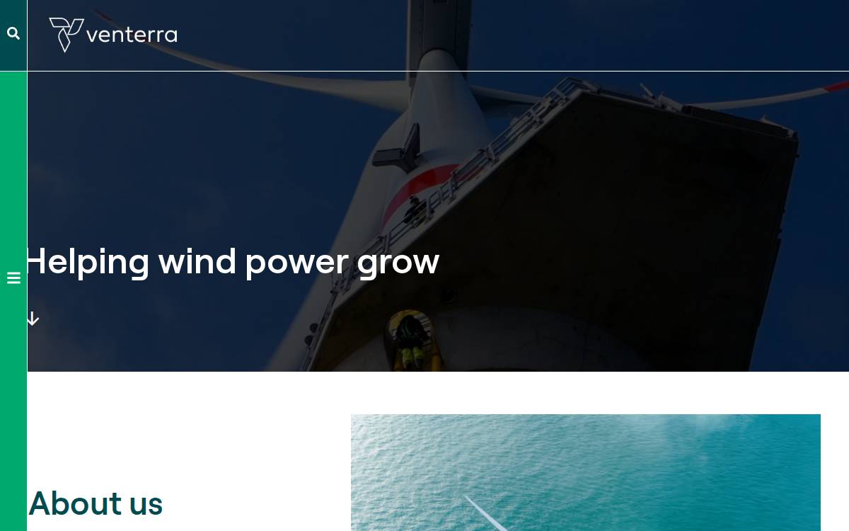 Venterra Group Plc website preview