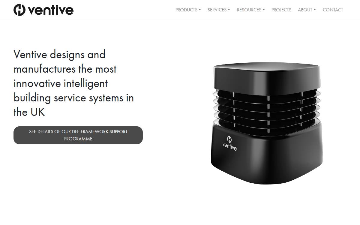 Ventive website preview