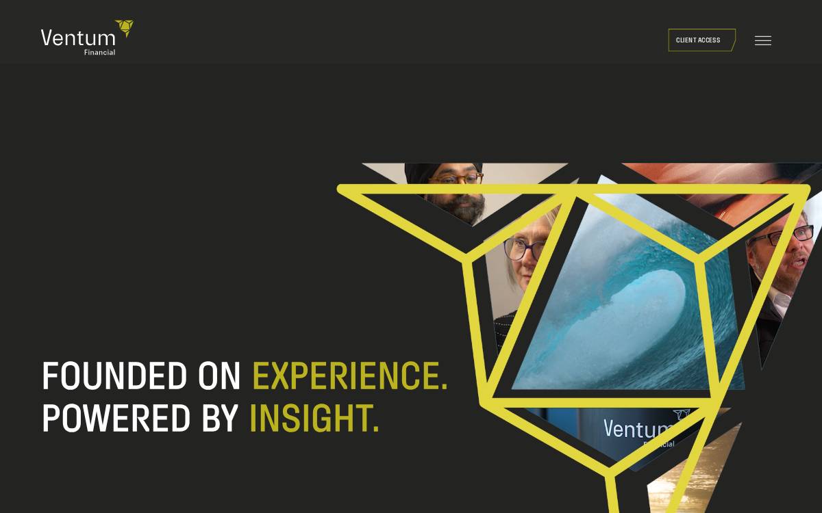 Ventum Financial Corp. website preview