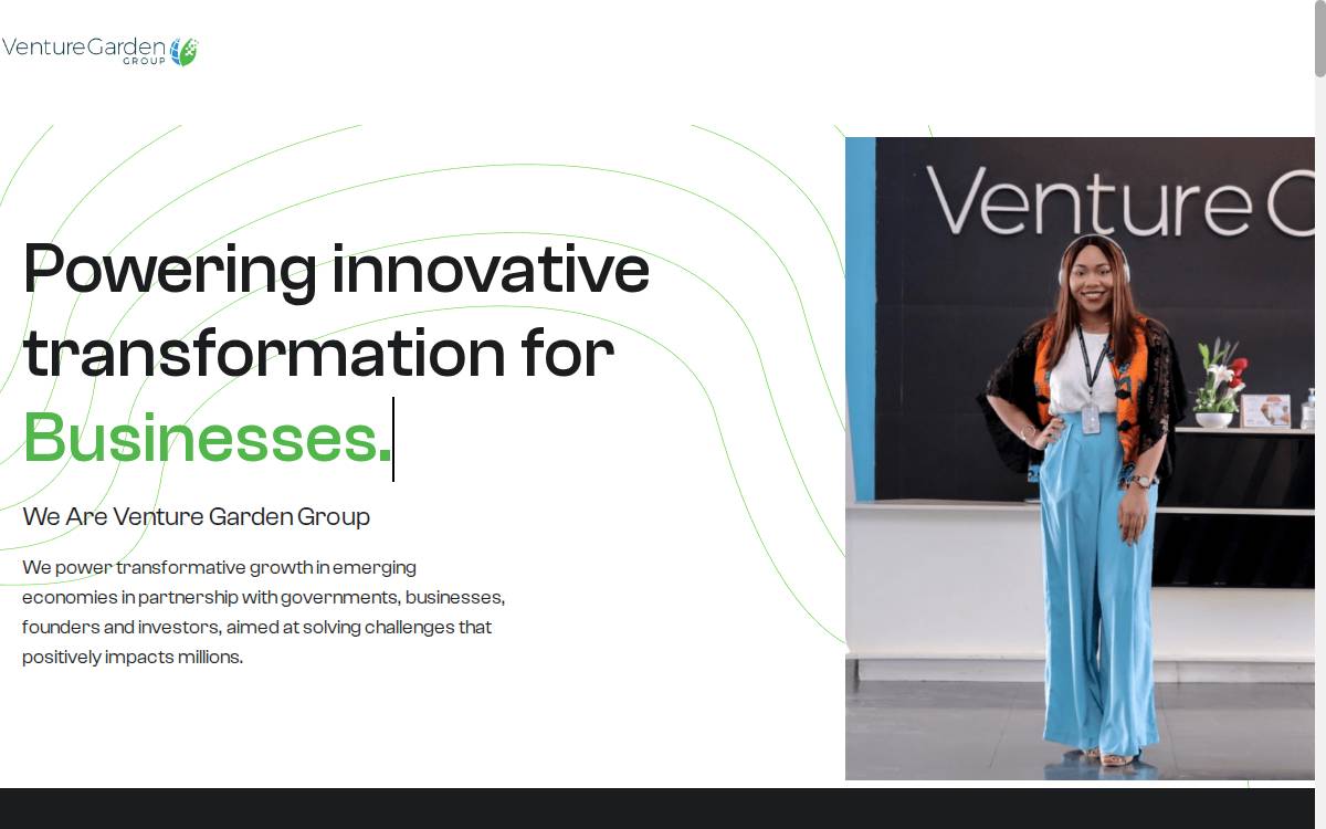 Venture Garden Group website preview