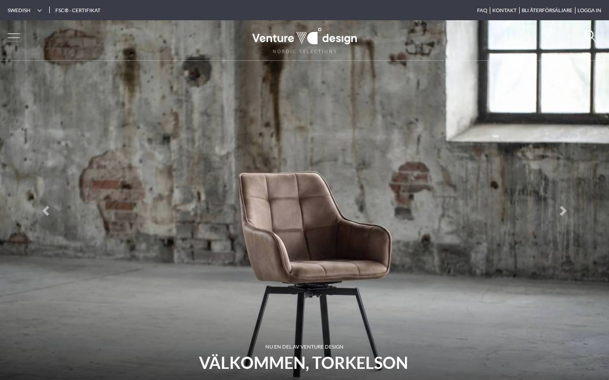 Venture Design website preview