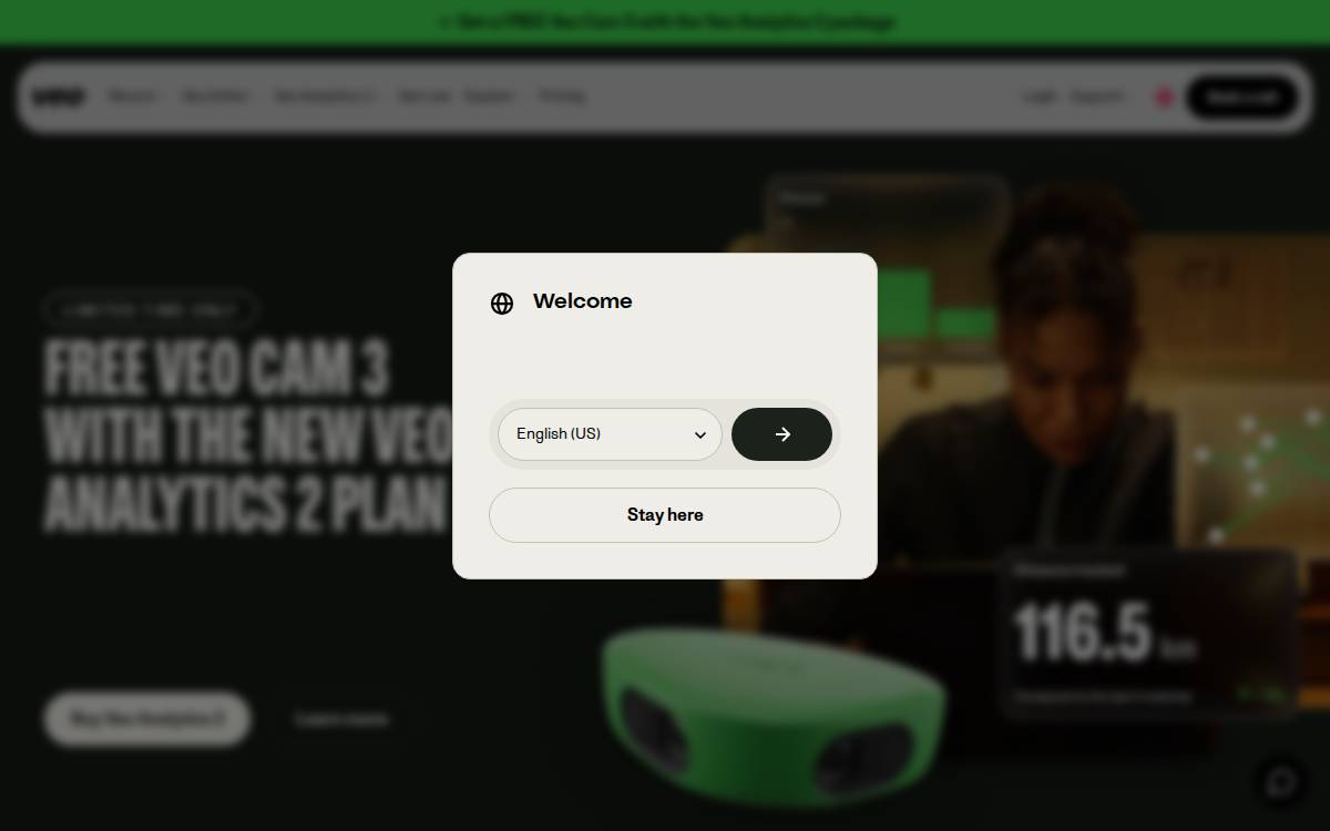 Veo website preview