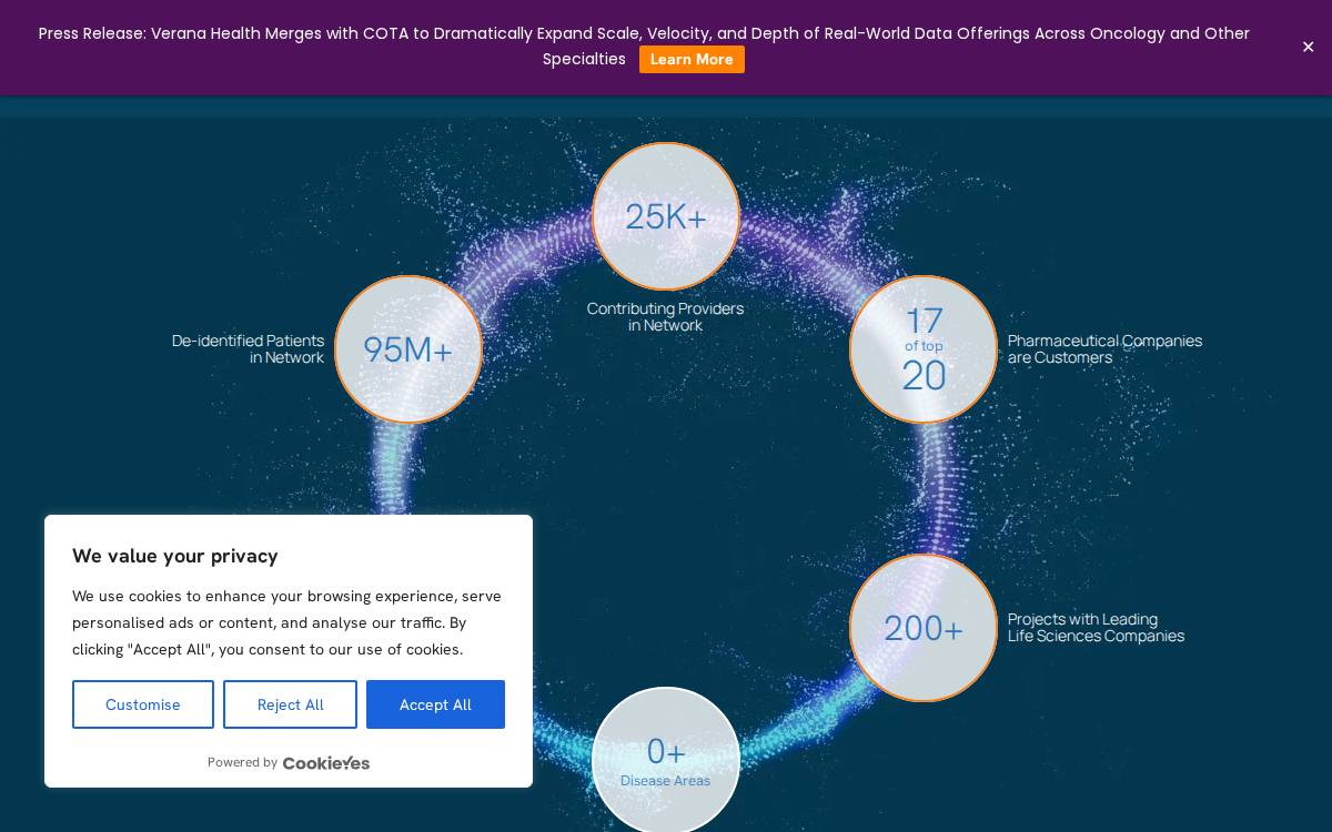 Verana Health website preview