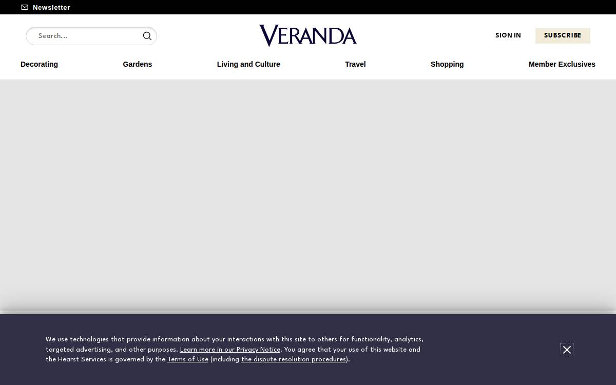 Veranda website preview