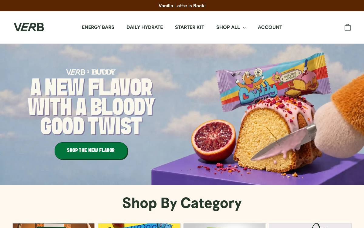 Verb Energy, Inc. website preview