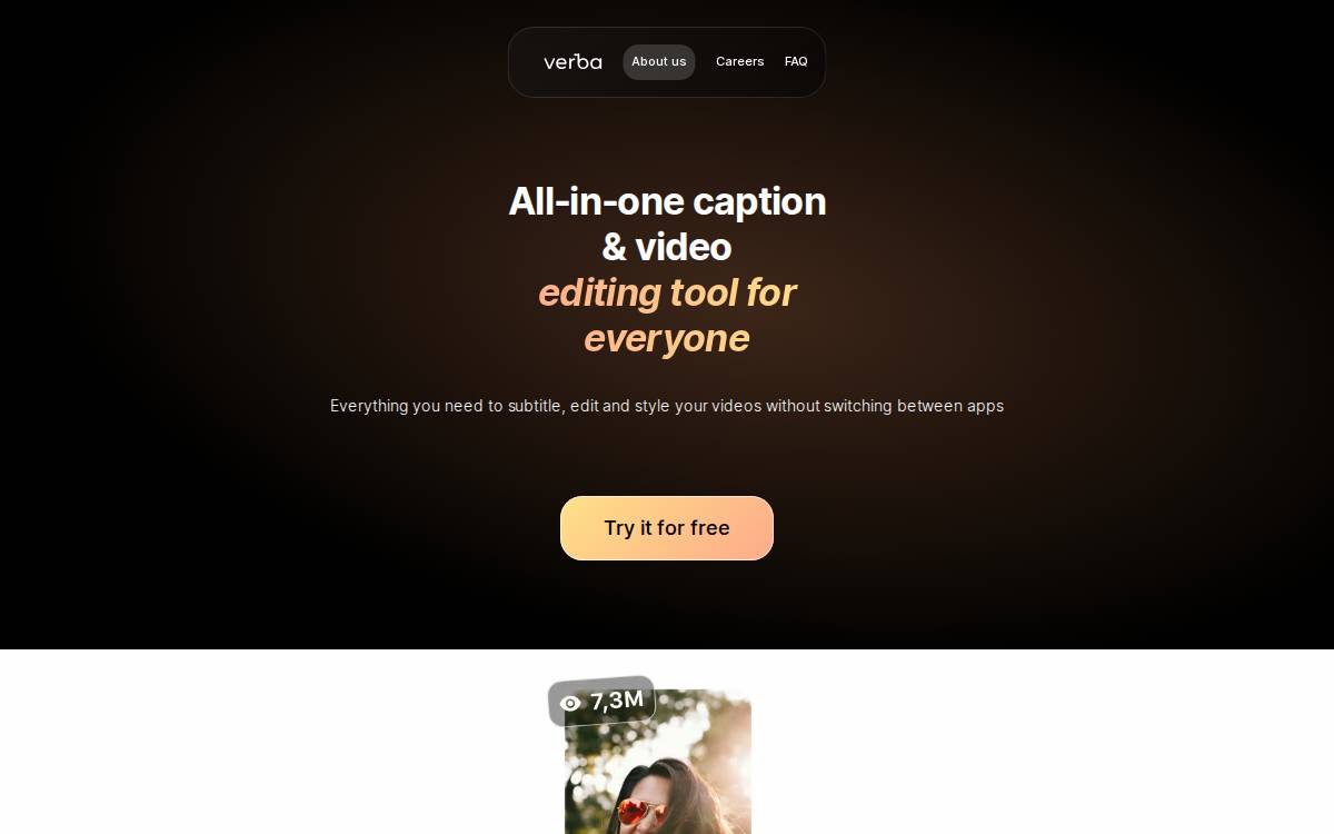 Verba website preview
