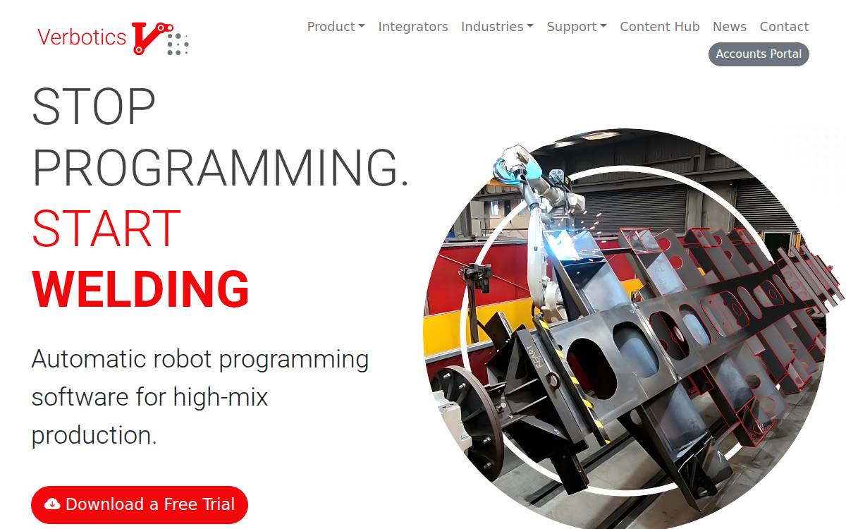 Verbotics website preview