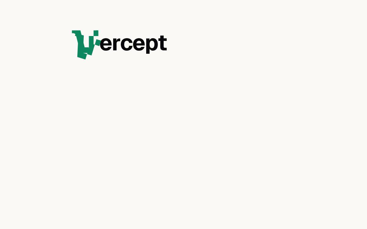 VERCEPT website preview