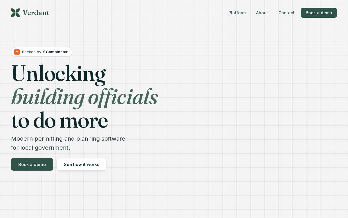 Verdant website preview