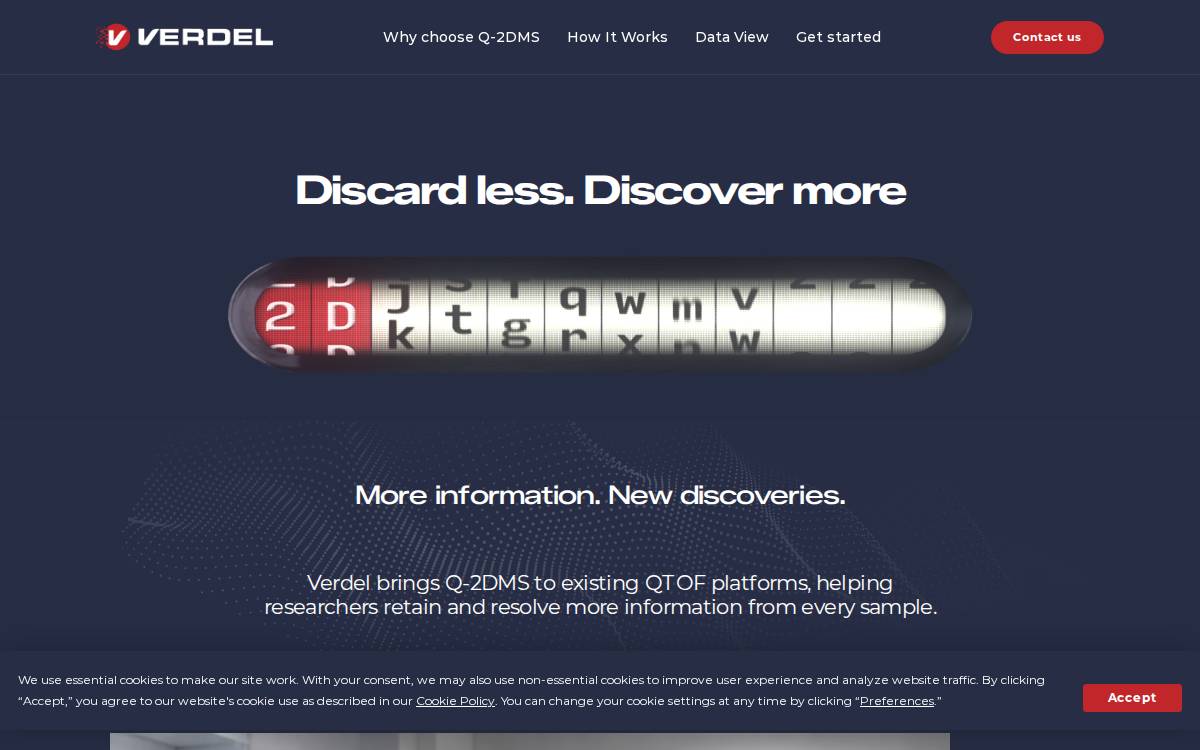 Verdelinstruments website preview