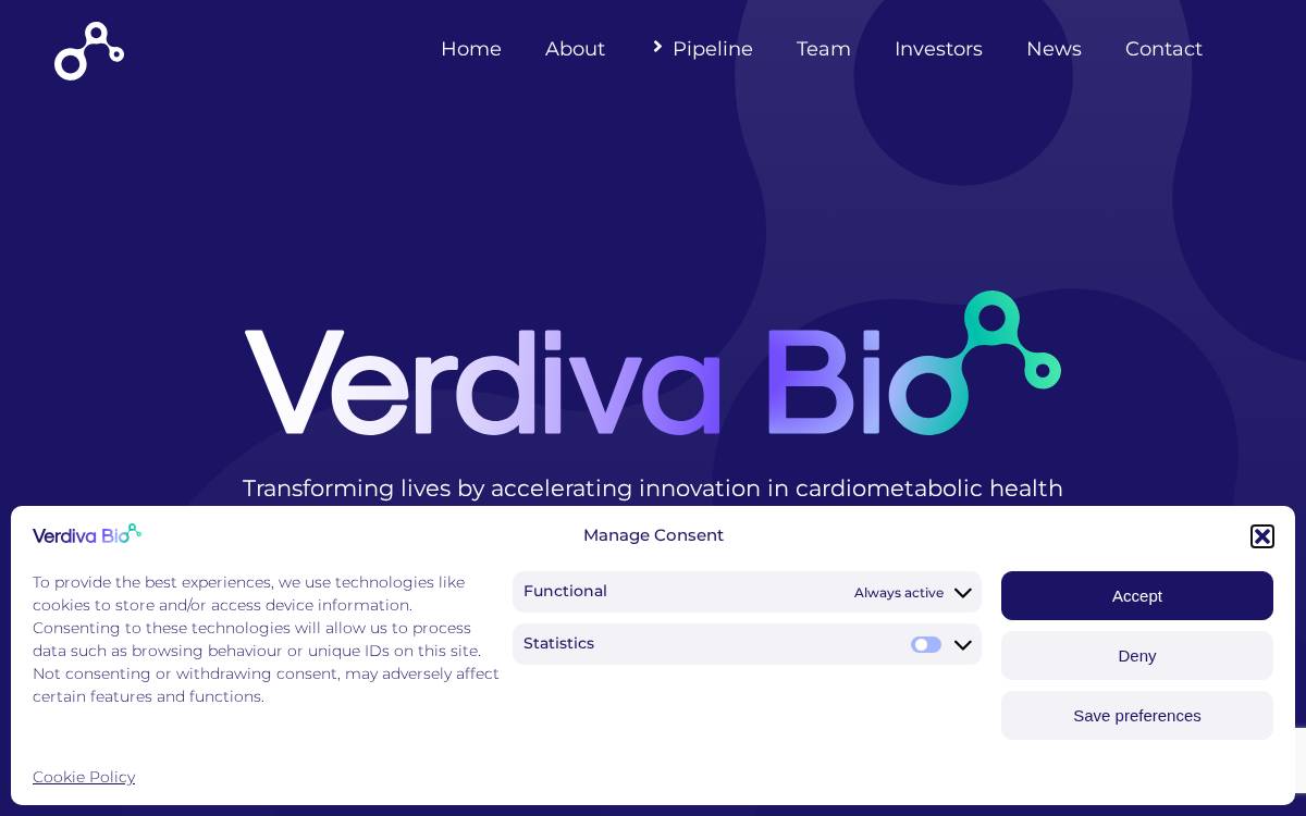 Verdiva Bio website preview