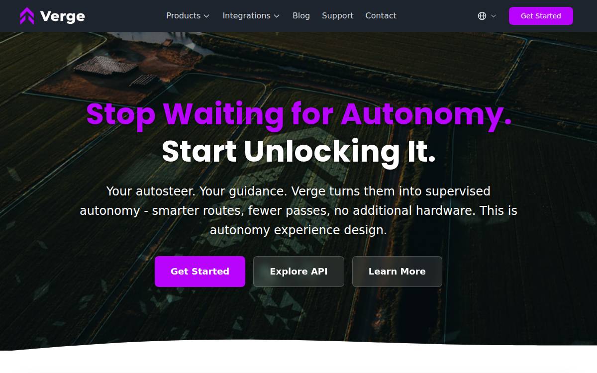 Verge website preview