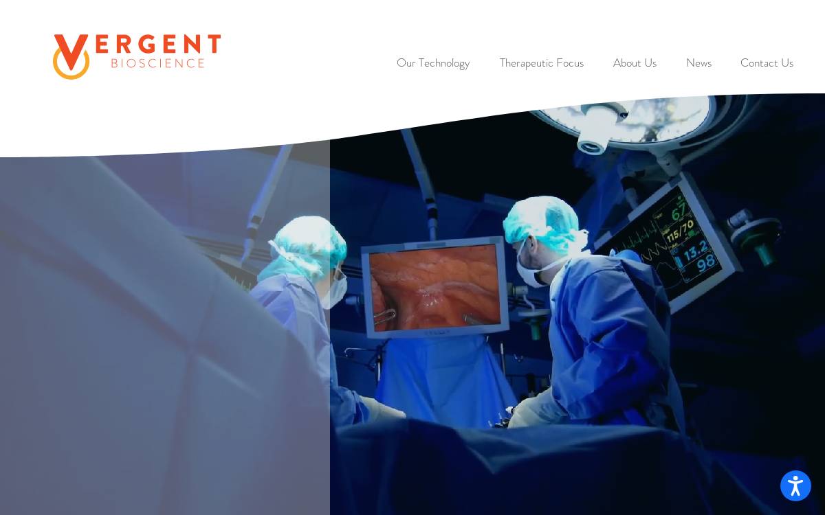 Vergentbio website preview