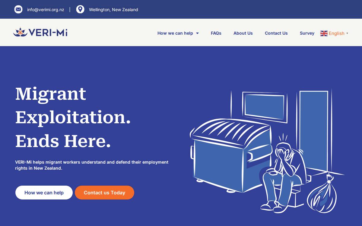 Veri-Mi website preview