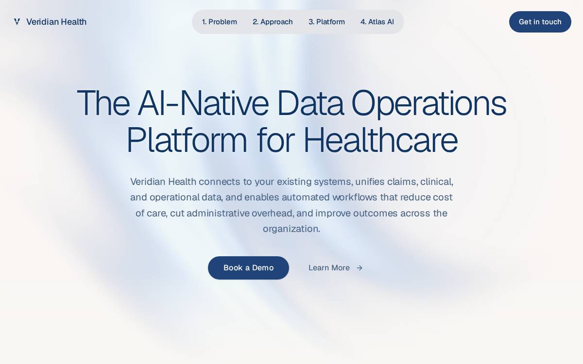 Veridian Health website preview