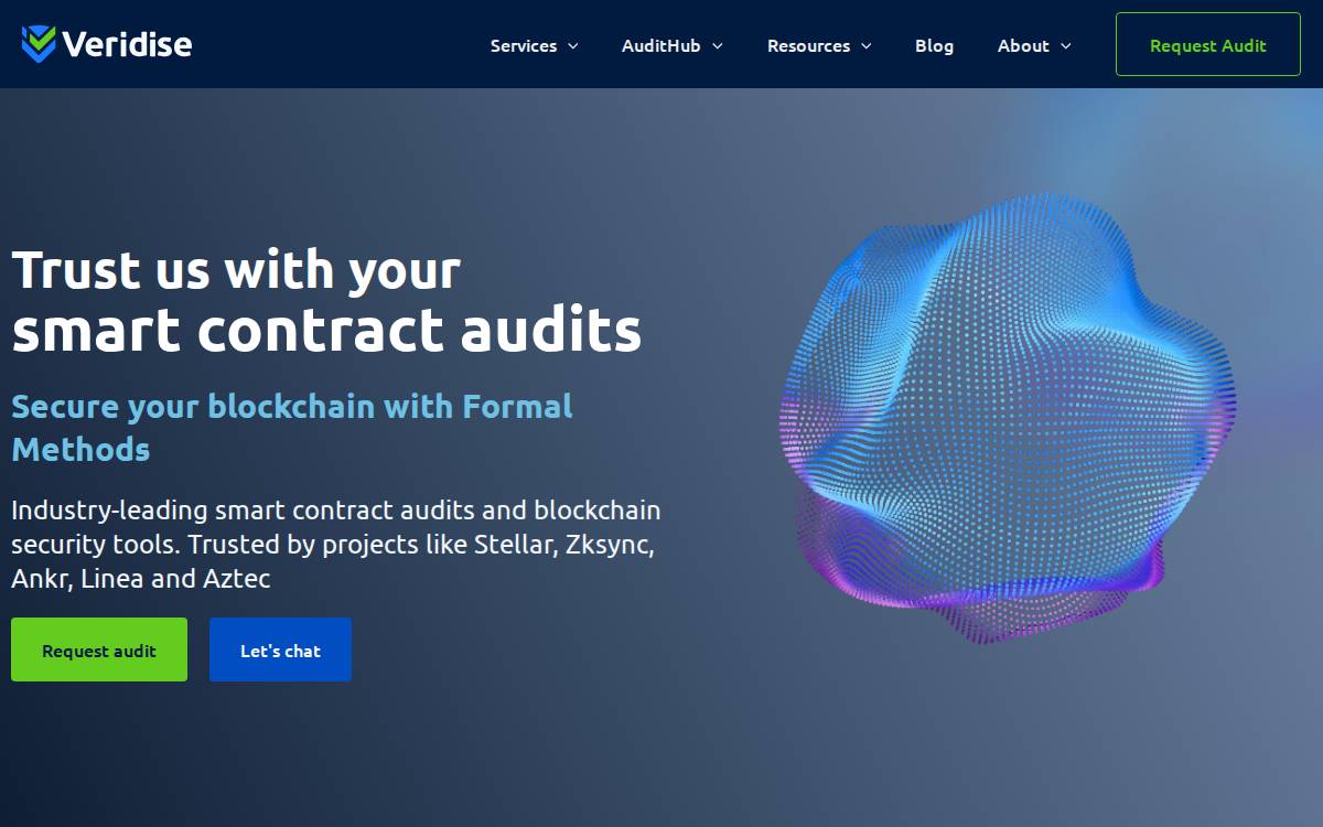 Veridise website preview