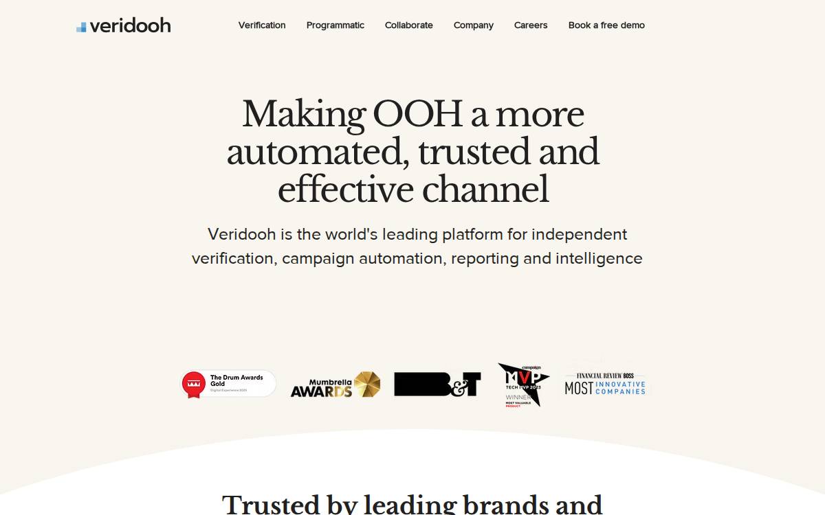 Veridooh website preview