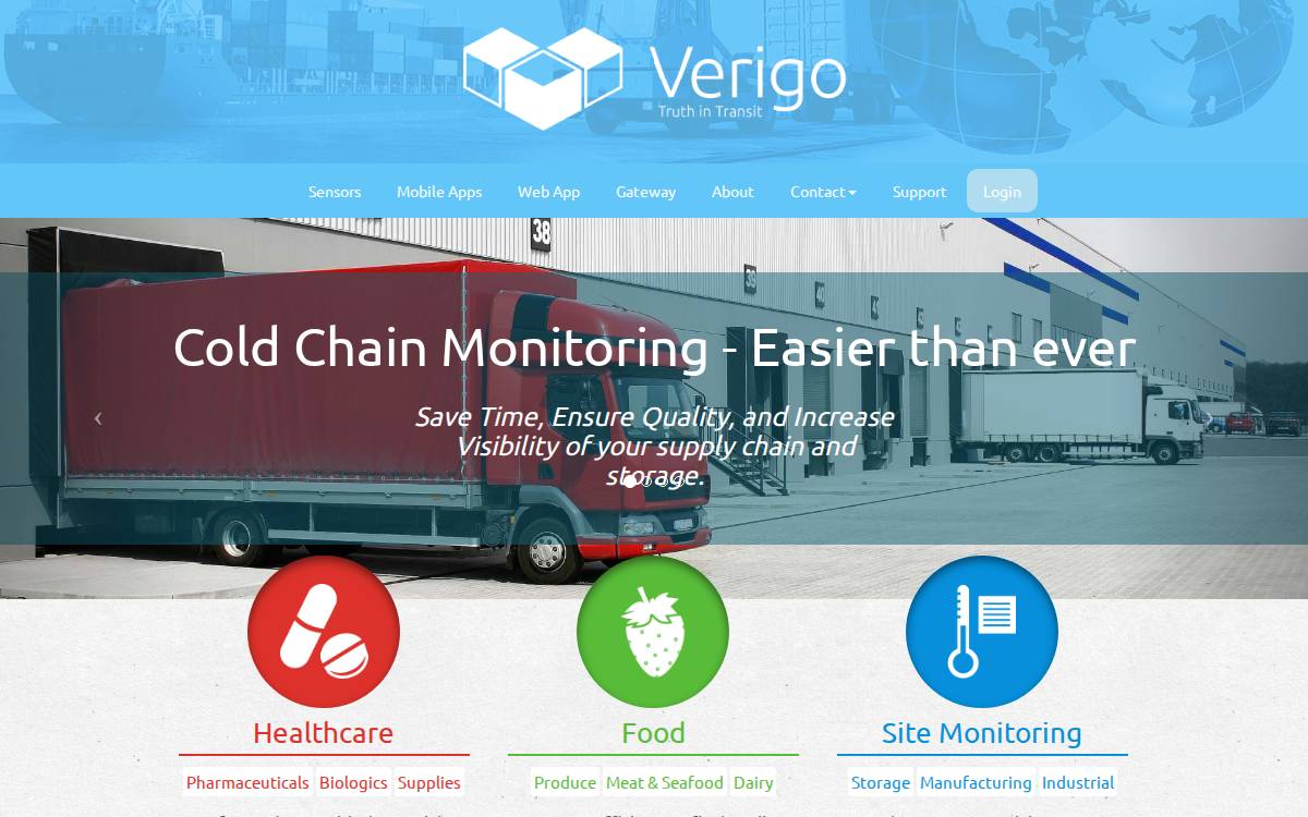Verigo website preview