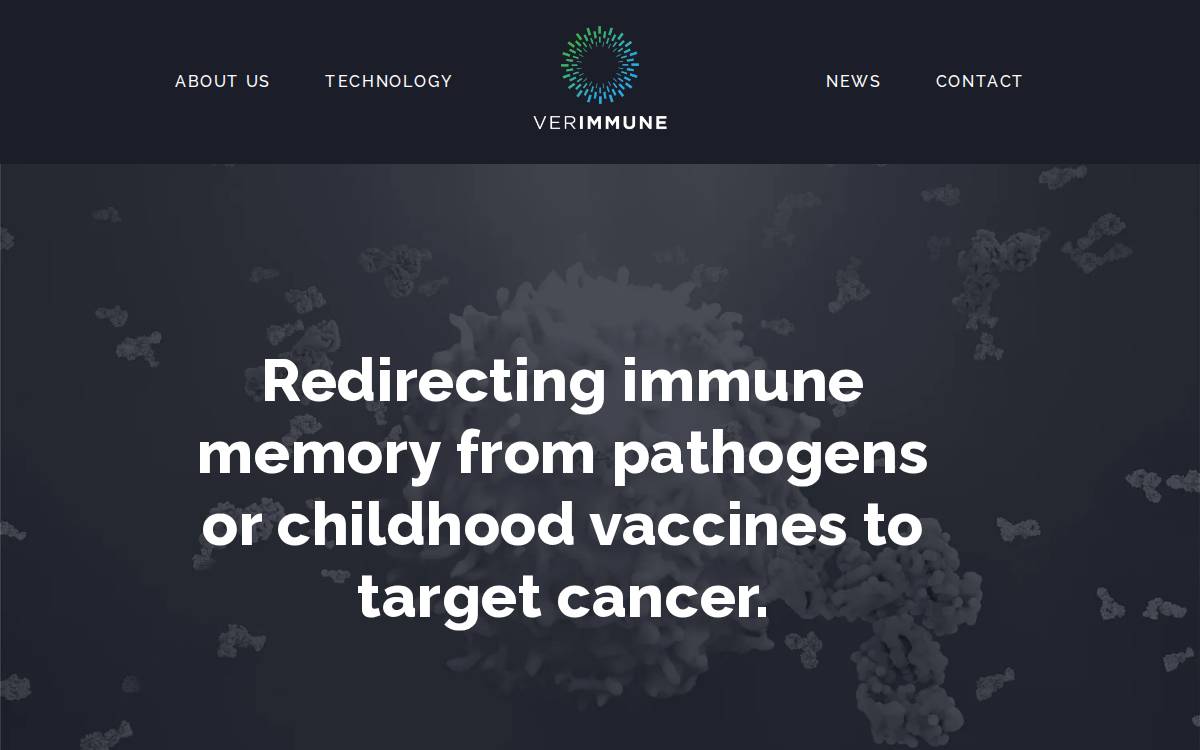 VerImmune website preview