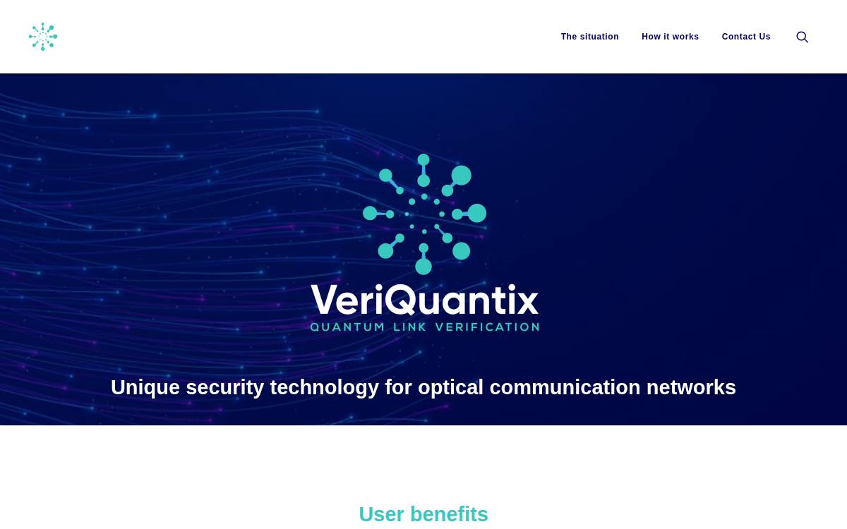 Veriquantix website preview