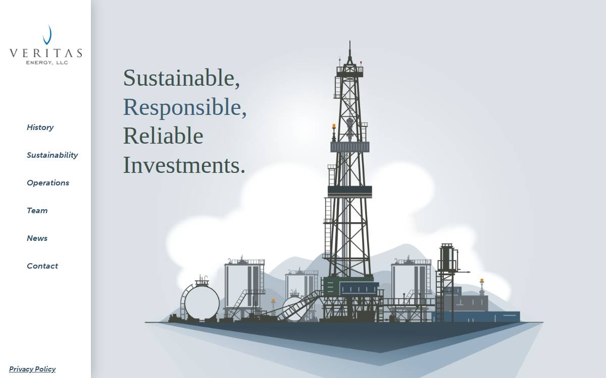 Veritasenergyllc website preview