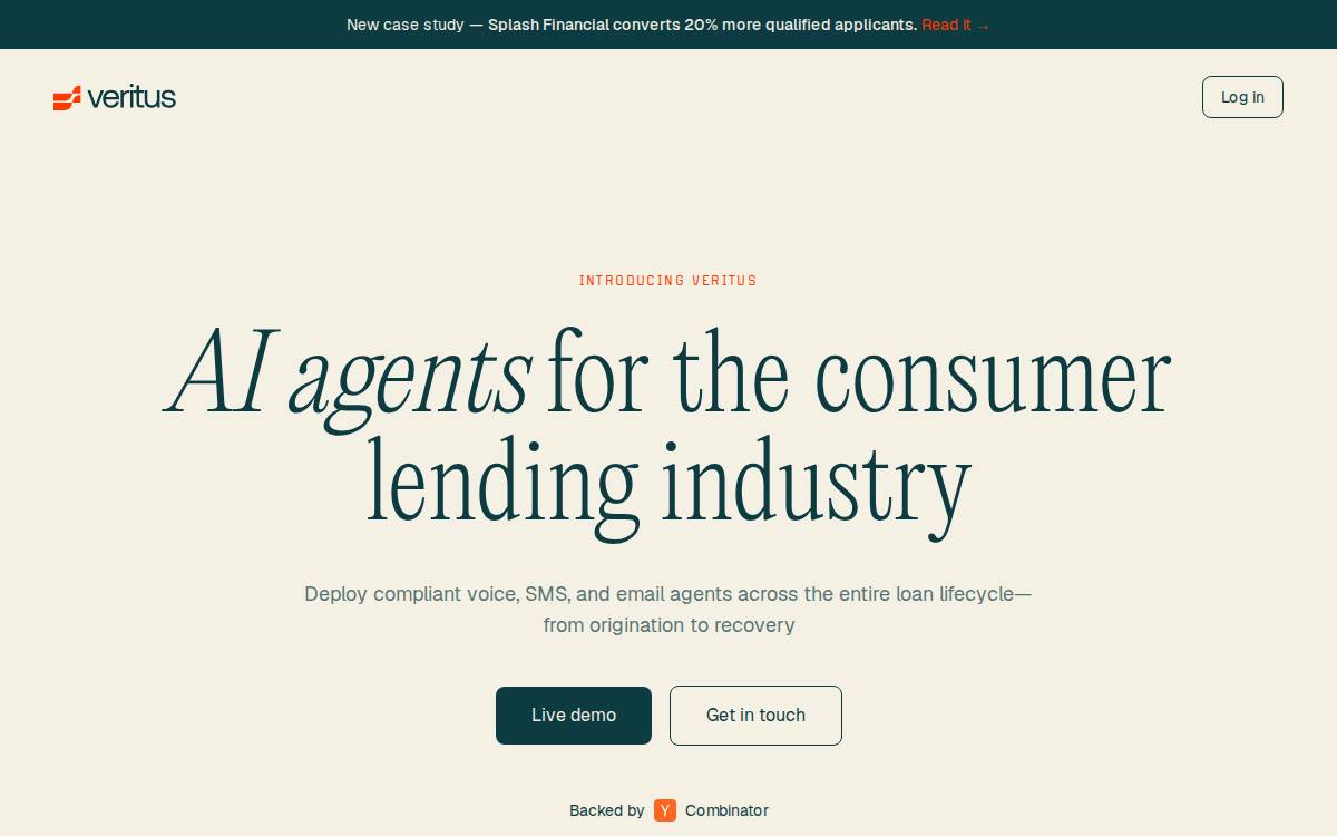 Veritus website preview