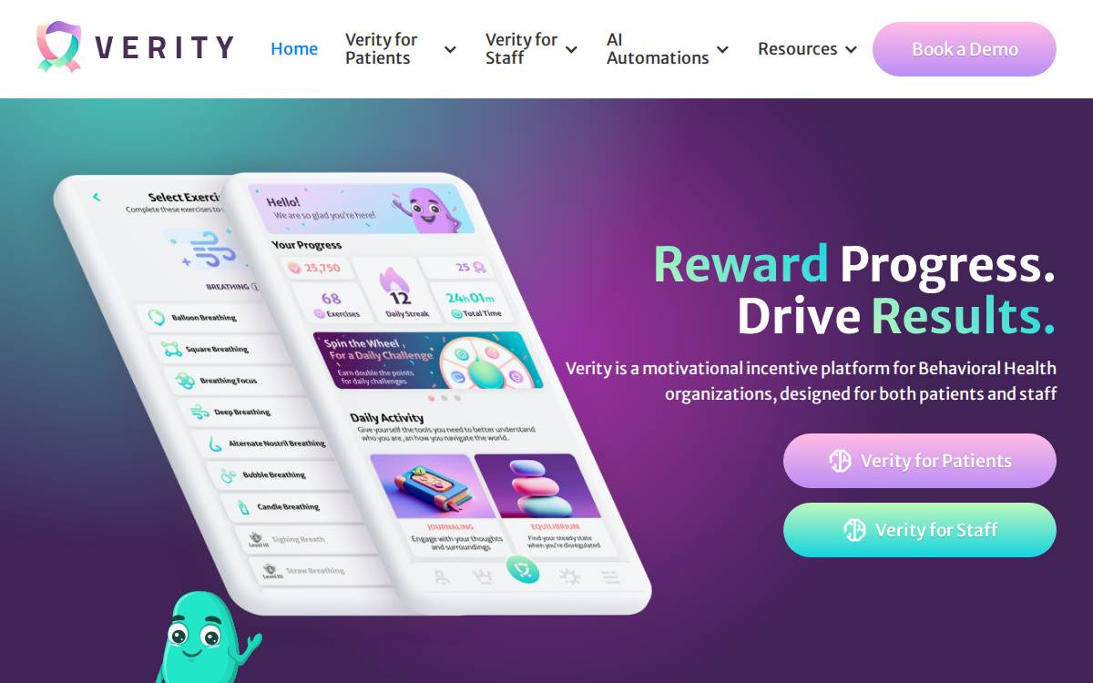Verity Health website preview