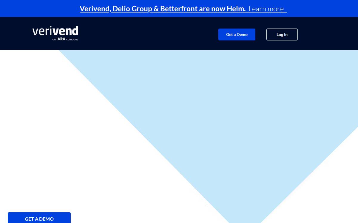 Verivend website preview