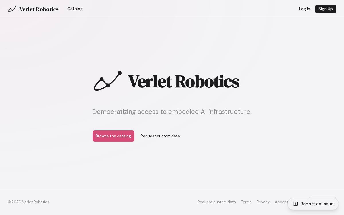 Verlet Robotics Robotics New York website preview