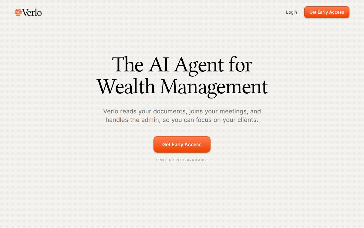 Verlo website preview