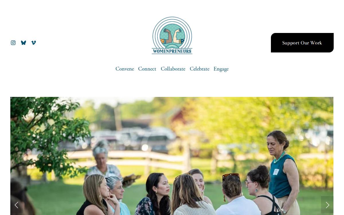 Vermont Womenpreneurs website preview