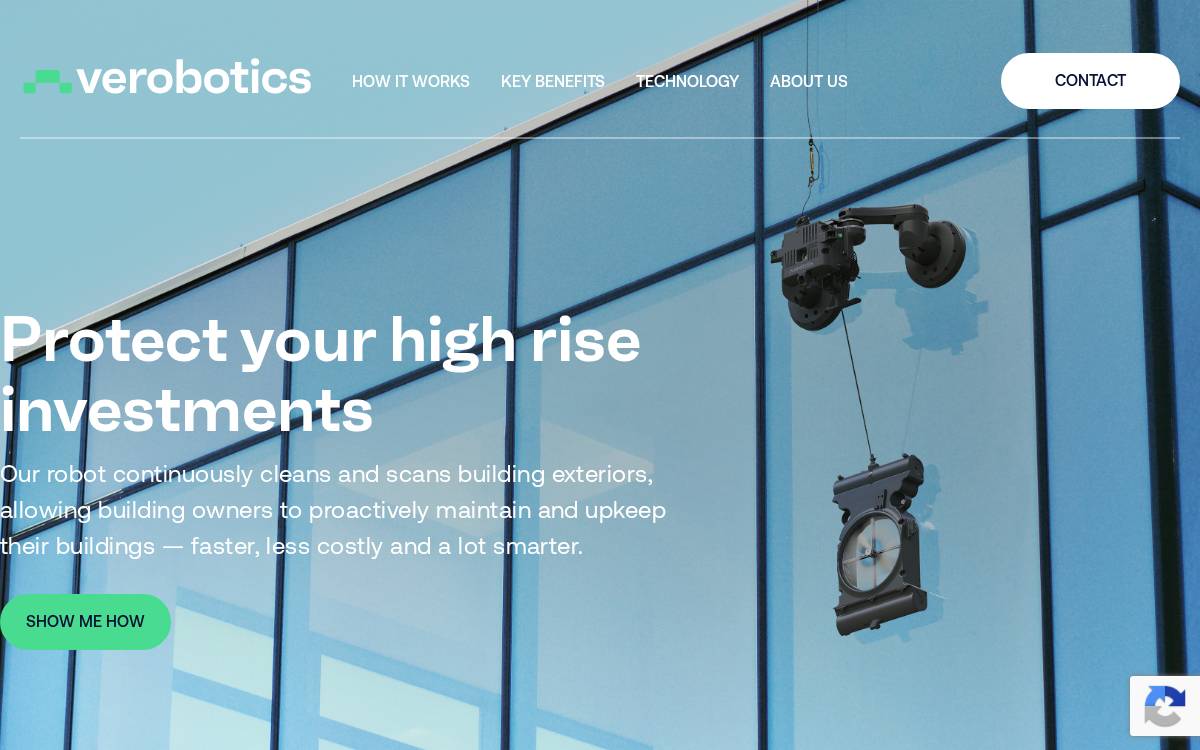 Verobotics website preview