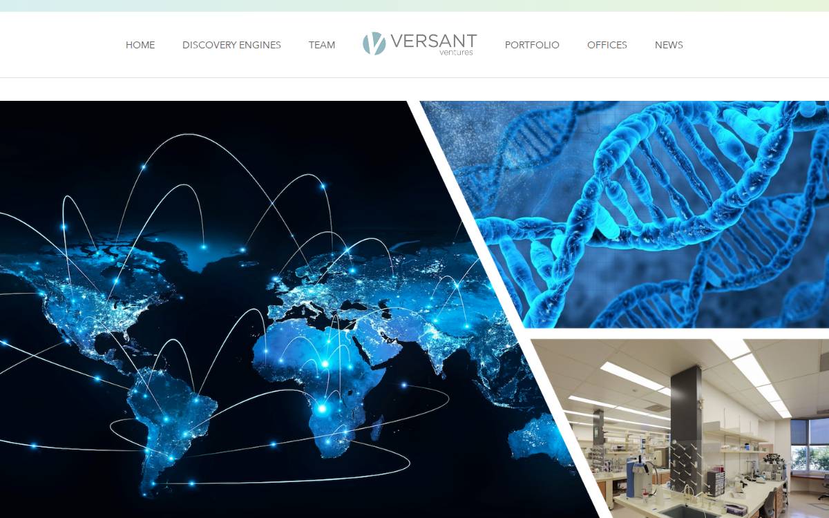 Versant Ventures website preview