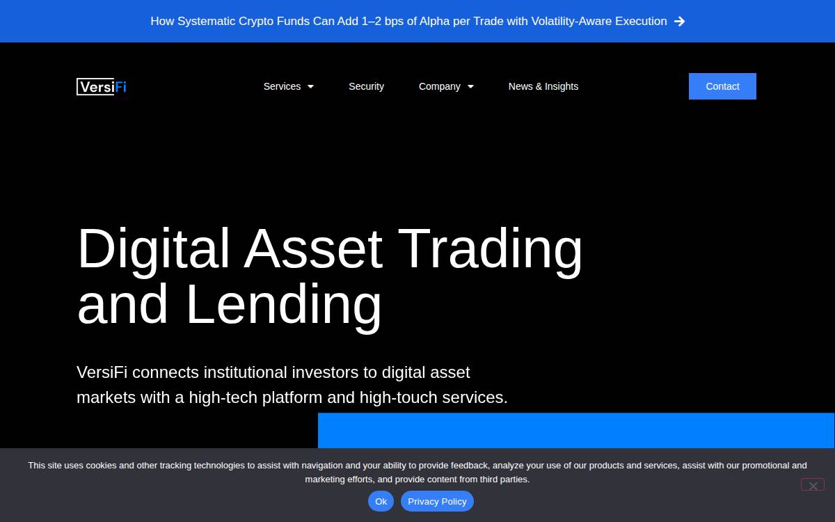 VersiFi website preview