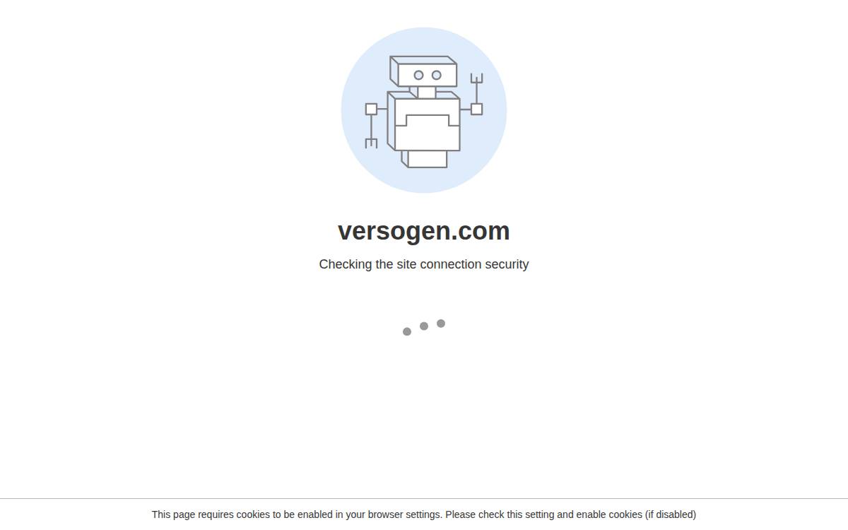 Versogen website preview