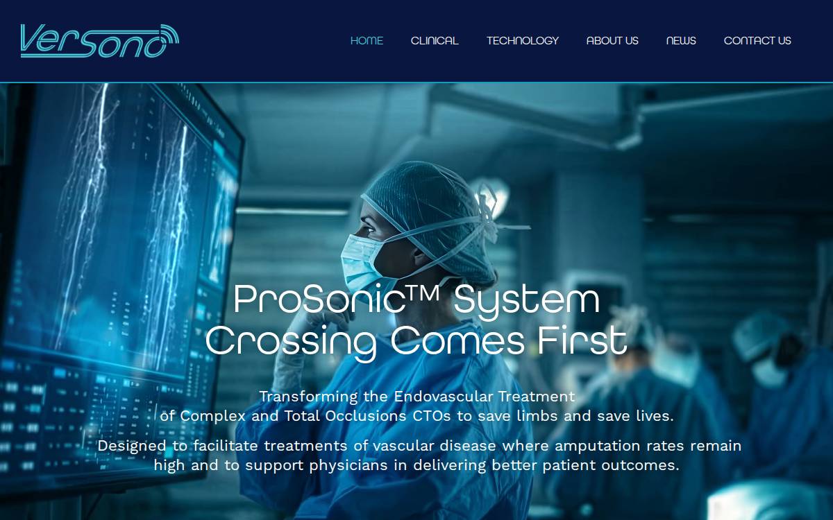 Versono website preview