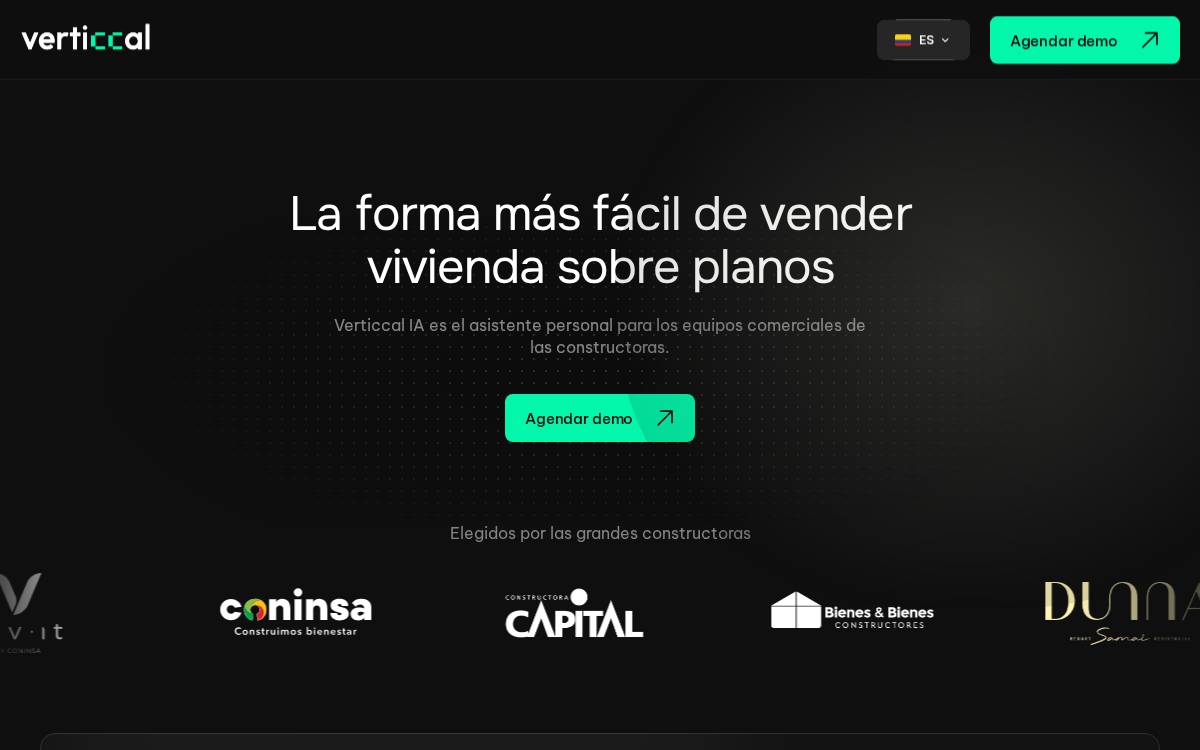 Verticccal website preview