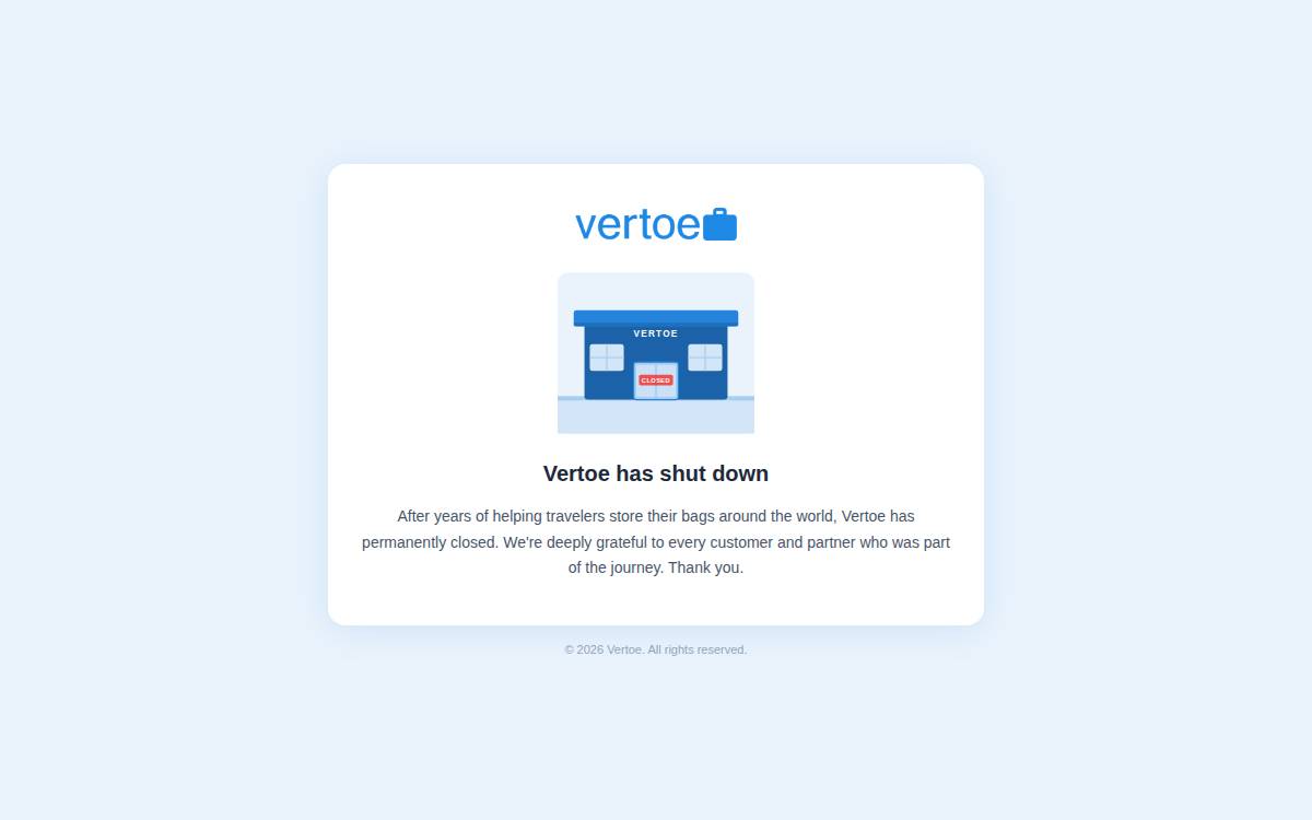 Vertoe website preview